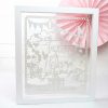 Personalised Wedding or Anniversary Papercut - Image 3