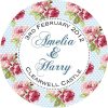 12 Personalised Rambling Rose Favour Tins - Image 2