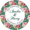 12 Personalised Rambling Rose Favour Tins - Image 7