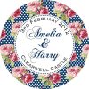 12 Personalised Rambling Rose Favour Tins - Image 5