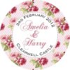 12 Personalised Rambling Rose Favour Tins - Image 4
