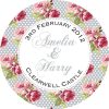 12 Personalised Rambling Rose Favour Tins - Image 3