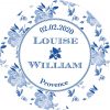12 Personalised Mint To Be Tins China Rose Design - Image 2