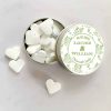 12 Personalised Mint To Be Tins China Rose Design
