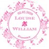 12 Personalised Mint To Be Tins China Rose Design - Image 6