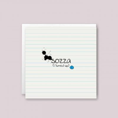 Sozza  — Scribbled Thoughts Greeting Card