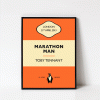 Classic Book Style Personalised Marathon Fine Art Print