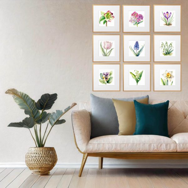 9 Free Botanical Illustrations: Watercolour Style Spring Florals Printables - Image 4