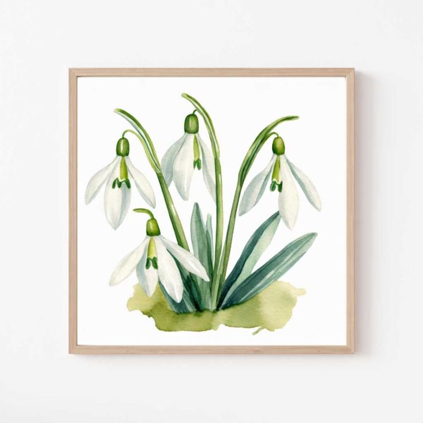 9 Free Botanical Illustrations: Watercolour Style Spring Florals Printables - Image 3